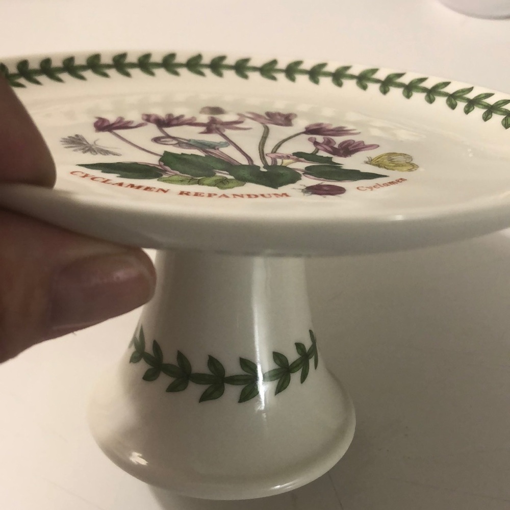 PORTMEIRION BOTANIC GARDEN “MINI” CAKE PLATE STAND